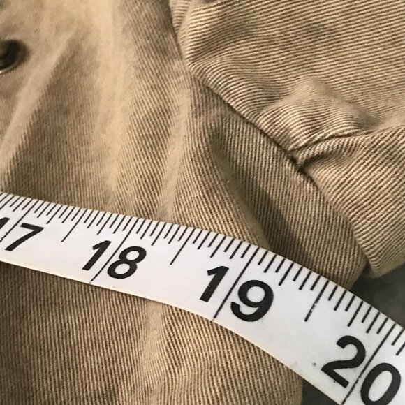 Free People Jacket Womens Small Brown Drape Front Raw Hem Distressed Zip Pockets - Picture 8 of 9